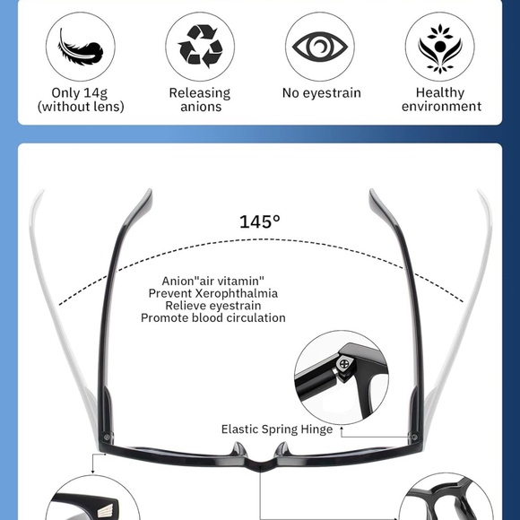 New (2) Blue Light Readers + (1) Full Reader Sunglasses +2.0 - Picture 14 of 16